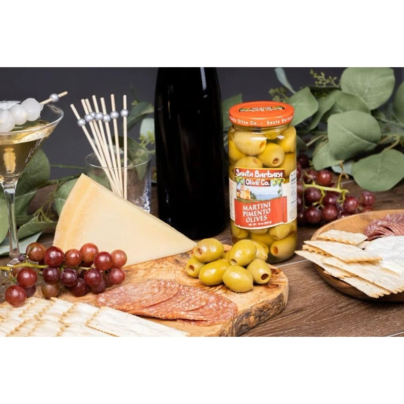 Santa Barbara Olive Co. Martini Pimento Olives (PACK OF 6)