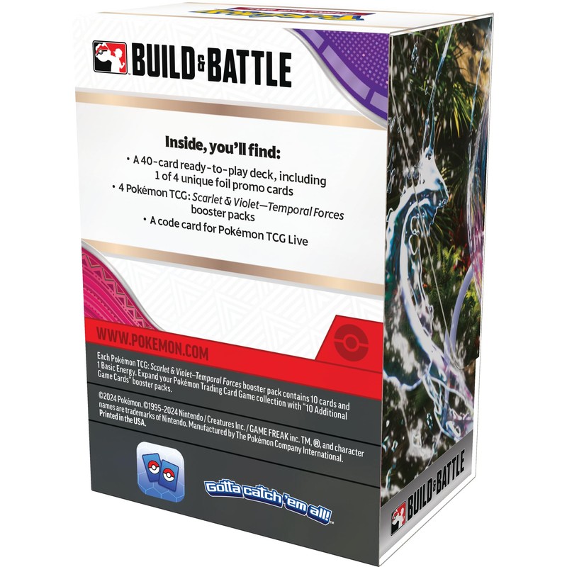 Pokémon TCG: Scarlet & Violet Temporal Forces Build & Battle