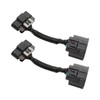JadeBirch 2 Pcs HID to Halogen Headlight Wiring Adapter Compatible