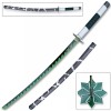 Demon Slayer - Sanemi Shinazugawa Green Nichirin Sword Katana Metal