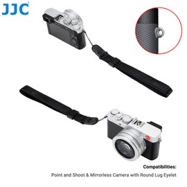 JJC Deluxe Camera Wrist Strap Quick Release for Leica Q3 43, Q3 Q2 Q, D-Lux8 D-Lux7, M11-P M11 M10-R M10 & Other Point and Shoot & Mirrorless Camera with Round Lug Eyelet