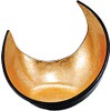 Crescent Moon Portion Wheel Charger Double Color Gold Foil A