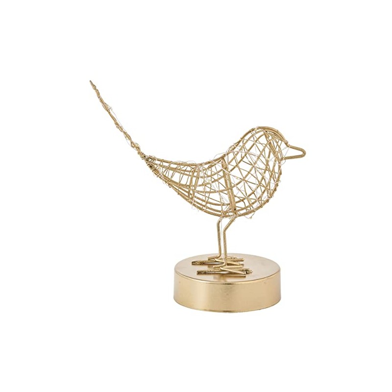 mysmartbuy.com Robin LED Light Decoration – 21x20x10cm Freestanding Bird Ornament