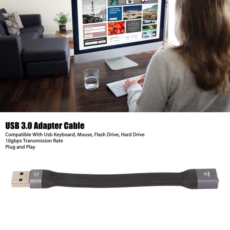 USB 3.0 Male to Female Cable 10Gbps Fast Data Transfer