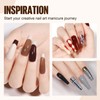 Tomicca Nail Tips and Nail Glue Set Fake Nails Tips