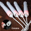 FREEPOWER 6PCS Rechargeable LED Flameless Taper Candles with Remote Timer,Battery