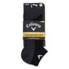 Callaway Men's 2022 Callaway Men's Tour Cotton Crew Socks, Charcoal/Black,