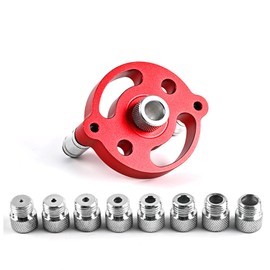 BDHI Woodworking Center Finder Kit Vertical Dowel Aid, Locator, Self Centering Doweling Jig Drill Positioner for Drilling and Center Finding(Y313-1)