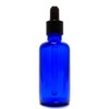 Aroma Blackout Bottle, 1.7 fl oz (50 ml), Cobalt, Cap with Dropper, Set of 5