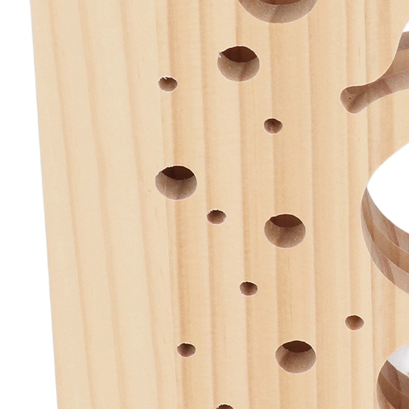 Wooden 3D LED Light Hollow Seahorse Pattern USB Power Supply