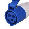 4Pcs 3 Pin Waterproof Industrial Socket Connector IP44 Waterproof Socket