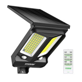 intelamp Solar Flood Lights Outdoor Motion Sensor Waterproof 1200LM