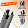 HARFINGTON 3pcs H12 Wing Nut Driver 12mm Metric 6-Points Socket