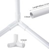 Sawysine 102 Pcs DIY PVC Projects Set Included 60 Pcs