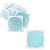 Pack of 50 securely collects hair and discard "poi" in