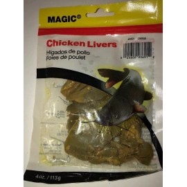 MAGIC Fishing Bait CHICKEN LIVERS #3691 CHEESE 4 Oz-RARE-Ketch Large Fish-SHIP24