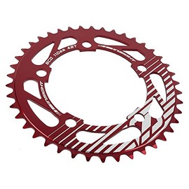 Insight 5-Bolt BMX Chainring 110mm BCD 41T Red