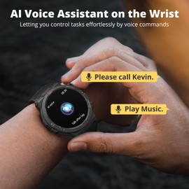 AKAGEAR Smart Watch with Music Playback, Camera Control, Dynamic Clocks, Health Monitoring, Activity Tracking, Compass, Message Notifications, Bluetooth Telephony (N29)