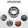 sourcing map Grooves Ball Bearing 6003Z Single Line Sign 17