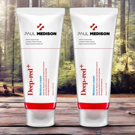 Paul Madison Skin Whitening Skin Improvement Deep Red High Moisturizing Moisture Cream 2 x 211ml / 폴메디슨 피부미백 피부개선 딥레드 고보습 모이스쳐크림 2개 211ml