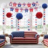 31Pcs 4th of July Decorations Set Patriotic Banner with Red