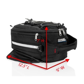 Chase Harper USA 650 Magnetic Tank Bag - Water-Resistant, Tear-Resistant, Industrial Grade Ballistic Nylon with Anti-Scratch Rubberized Polymer Bottom, Super Strong Neodymium Magnets
