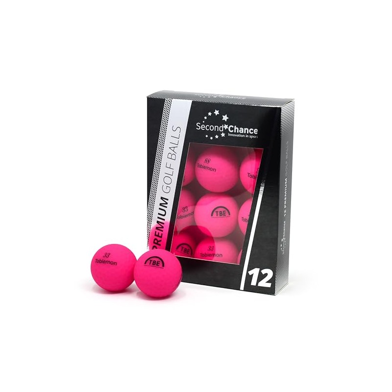 Second Chance Recycled Lake Golf Balls, 12 Pack, Mixed Golf