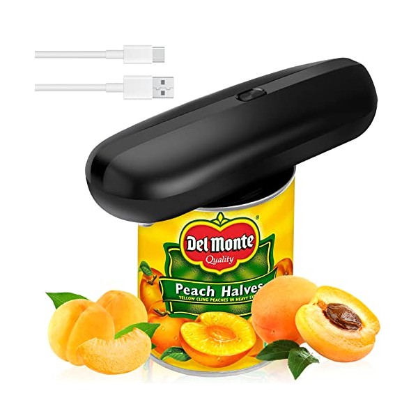 zerotop Electric Tin Openers, Automatic Electric Can Opener Tin Openers Can Openers for Arthritis Hands with One Touch Switch, Kitchen, Old Man, Restaurant Chef's Best Choice-Powerful, Safe & Easy
