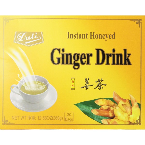 Dali All Natural Instant Honeyed Ginger Drink 20-count Bags