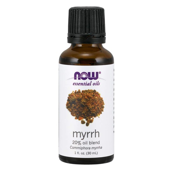 NOW Myrrh Essential Oil Blend , 1-Ounce (Pack of 2)
