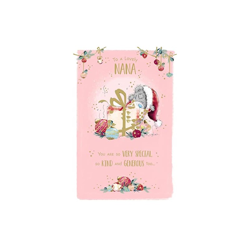 Me To You Bear Nana Christmas Card