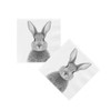 MACOSA CP66845_x2 Cocktailservietten Osterhase 33 cm Set 40 Stk. Ostern