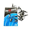 Phoxinus Black, American Snap Swivels Suitable for Carp, Pike and
