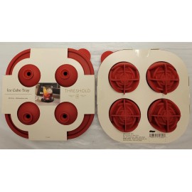 Threshold 2x Threshold Ice Cube Tray Rose Flower Shape Mold Silicone DIY Cocktail Soap Set