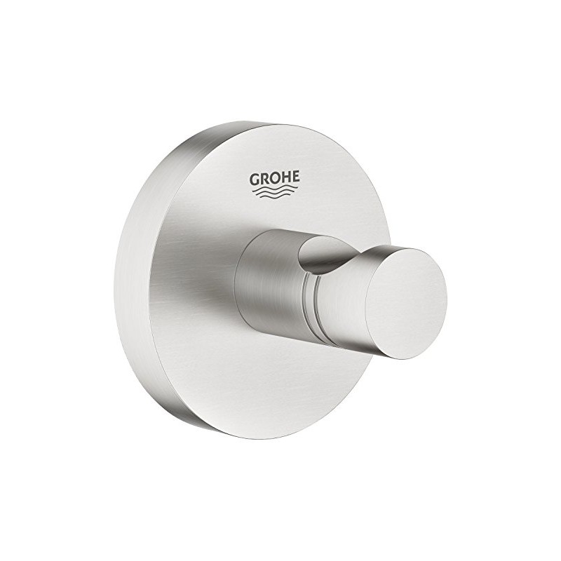 Grohe Essentials Bademantelhaken, supersteel, 1 Stück, 40364DC1