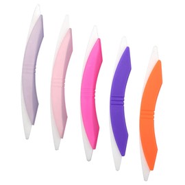 VICASKY 5pcs Nail Files for Acrylic Nails for Easy Manicure Curved Design for Polishing and Trimming Dead Skin