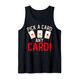 Magician Costume Pick a Card any Card Magician Tank Top