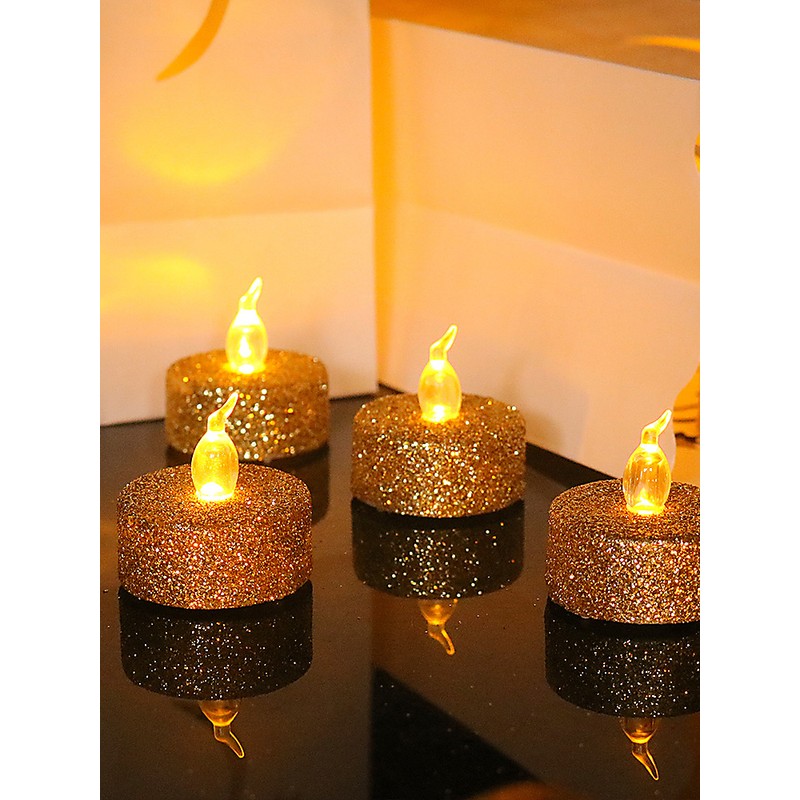 Romantic Proposal Birthday Surprise Tea Wax Christmas Decoration LED Electronic