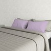 Italian Bed Linen Max Couple of Plain Color Pillowcases, 100%