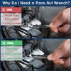 Auniwaig 16mm x 18mm Flare Nut Wrench 0.63 x 0.71