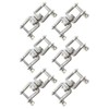 FregocS SW-XX-M6-6p Double Shackle Swivel, 0.2 inch (6 mm), Stainless