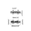 304 Stainless Steel Duplex 2-Post Cable Clamps TTZEZE Double Bolt