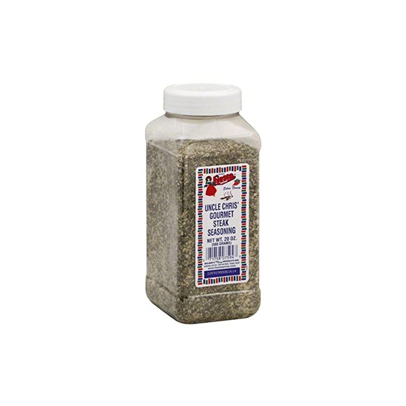 Bolner's Fiesta Uncle Chris Gourmet Steak Seasoning, 20-Ounce