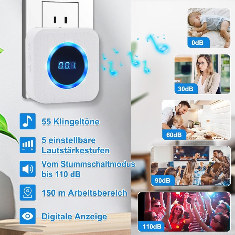 Daytech Emergency Button for Seniors, Home Emergency Call for Elderly