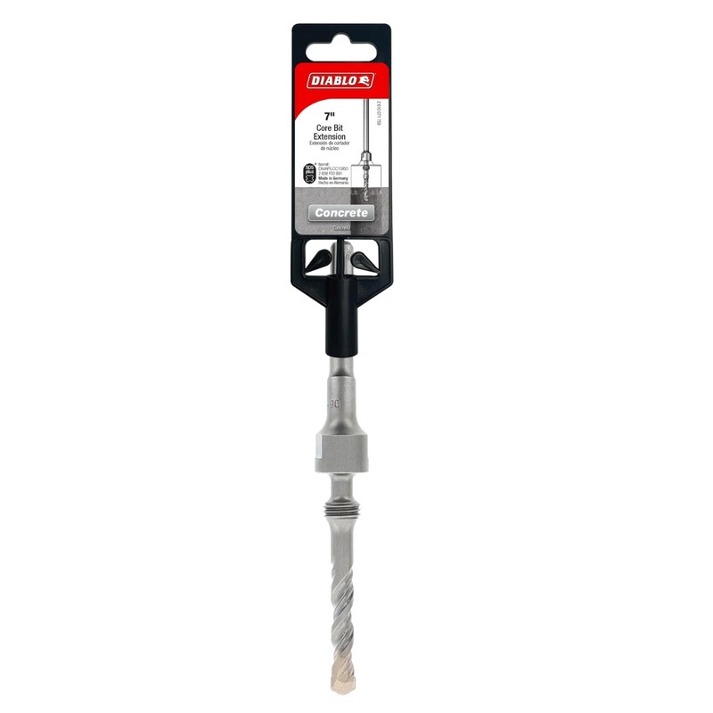Diablo SDS-Plus Core Cutter Extension - Ideal for Concrete, Brick,