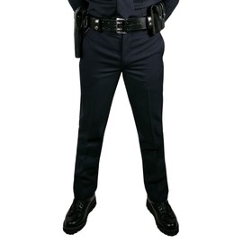 RYNO GEAR Men Deluxe Serge Weave Poly Rayon Tactical Uniform Duty Pants (Navy Blue, 32W/30L)