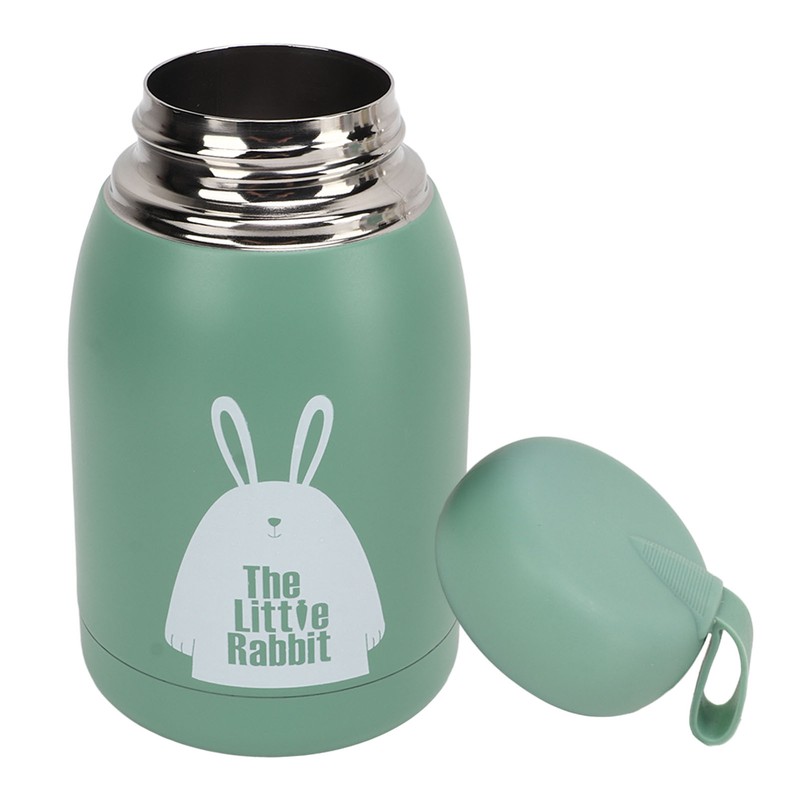 Children's Insulation Cup 12oz Double Wall Portable Rabbit Pattern Insulated
