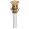 Symmons RL324BBZ Push Pop Sink Drain, Brushed Bronze