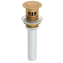 Symmons RL324BBZ Push Pop Sink Drain, Brushed Bronze