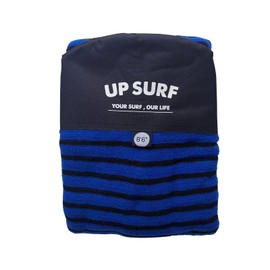 UPSURF 7'6"/8'/8'6"/9'/10'Surfboard Sock Cover-Long board Sock Cover Light Protective Bag for Your Surf Board (Blue+Black, 8'6")